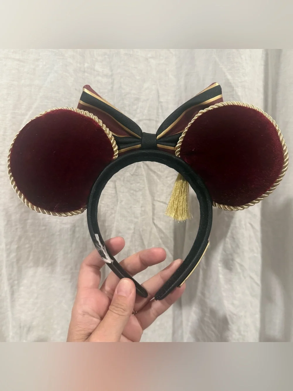Disney Parks Loungefly Twilight Hollywood Tower of Terror Minnie Headband Ears